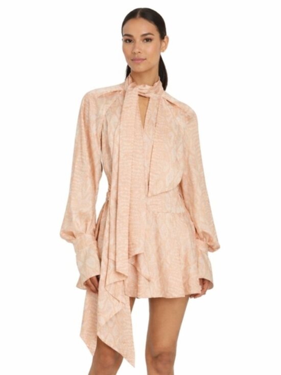 Acler Dresses & Skirts - NWT Acler Bradley Cobra Wrap Long Sleeve Mini Dress